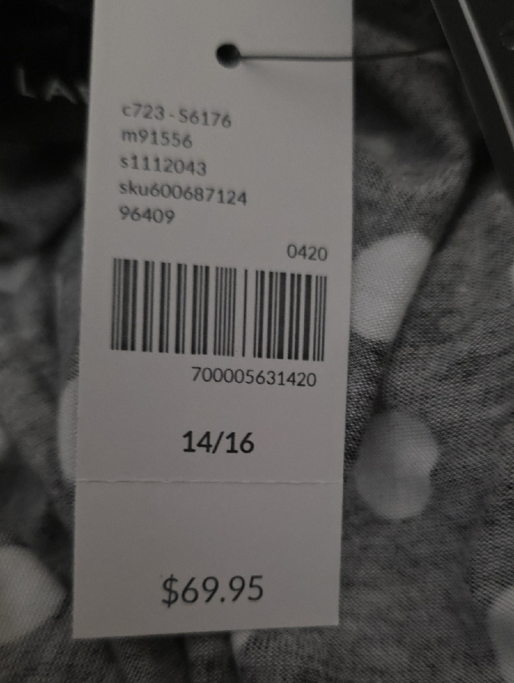 Lane Bryant Maxi Dress Size 14/16 NWT $70 - Picture 8 of 8